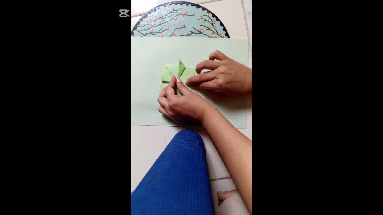 Easy Paper Hopping Frog🐸 #PaperFrog #PaperCraft #DIYOrigami #HoppingFrog #FunWithPaper #CreativeDIY