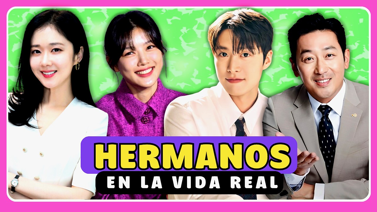 📍20 ACTORES COREANOS que son HERMANOS en la VIDA REAL, incluso actuaron en el mismo KDRAMA😲