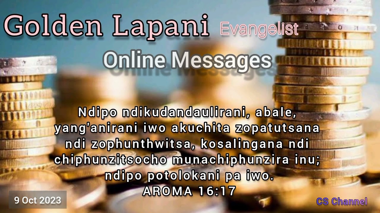 AKHUTITSA MIMBA ZAWO - Evangelist Golden Lapani