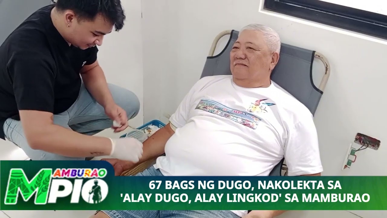67 bags ng dugo, nakolekta sa 'Alay Dugo, Alay Lingkod' blood donation drive sa Mamburao
