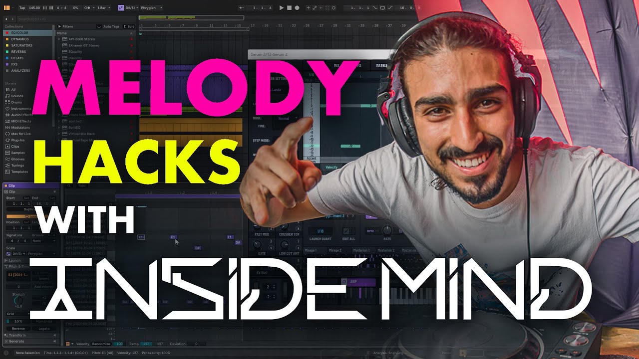 Inside Mind Melody Hacks - Psytrance Tutorial Serum 2 & Ableton