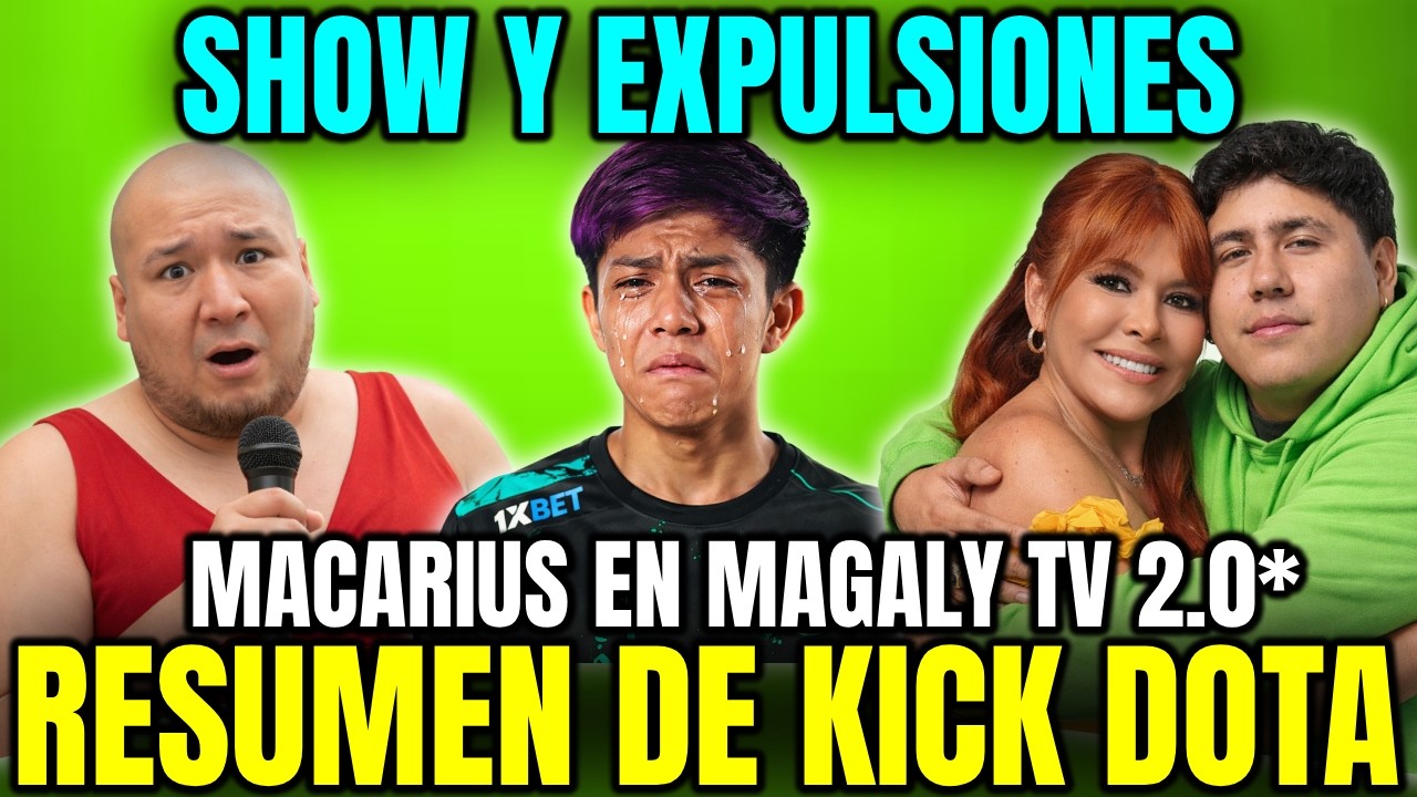 🔥SHOW Y BR0NCAS🔥KINGTEKA SALA A PARKER😲MAGALY TV VS MACARIUS🤣RESUMEN DE KICK DOTA🤣