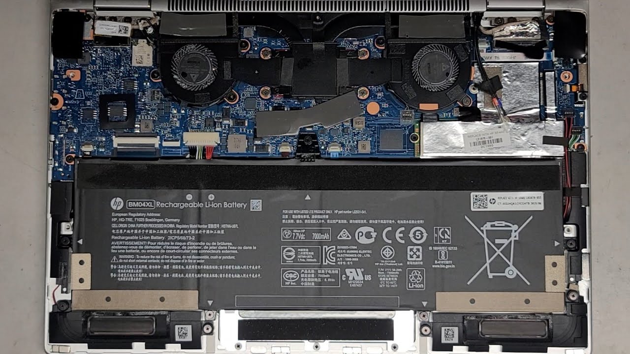 HP EliteBook x360 1030 G3 Disassembly SSD Upgrade Battery Replacement Repair Quick Look Inside