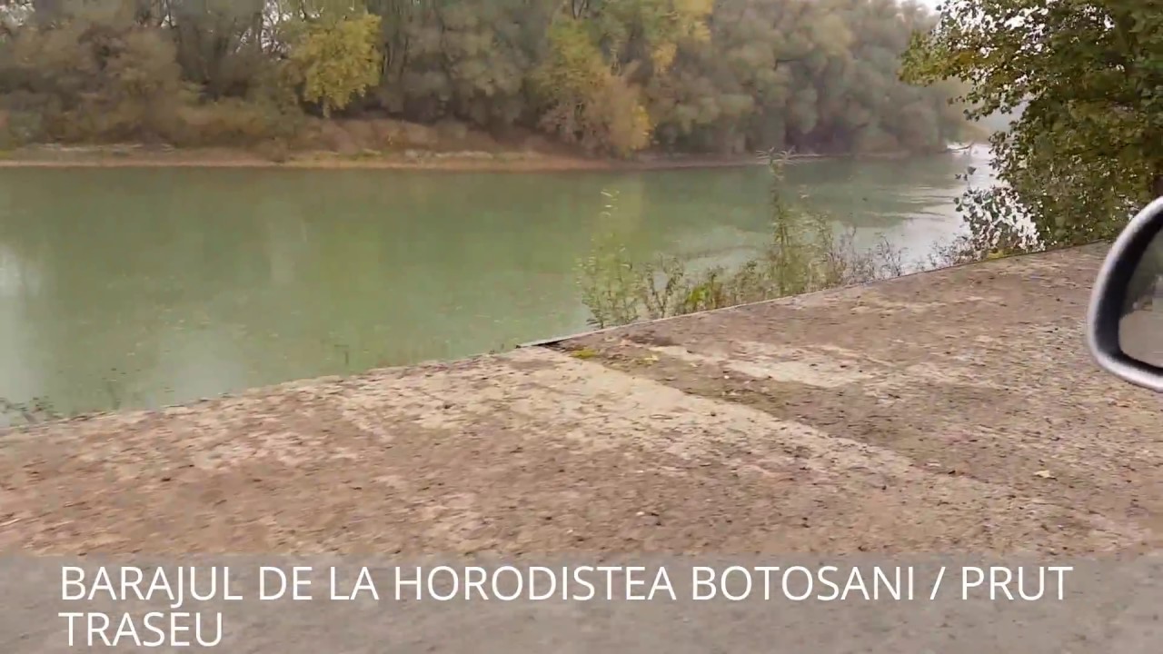 Barajul de la Horodistea Botosani Prut - Traseu