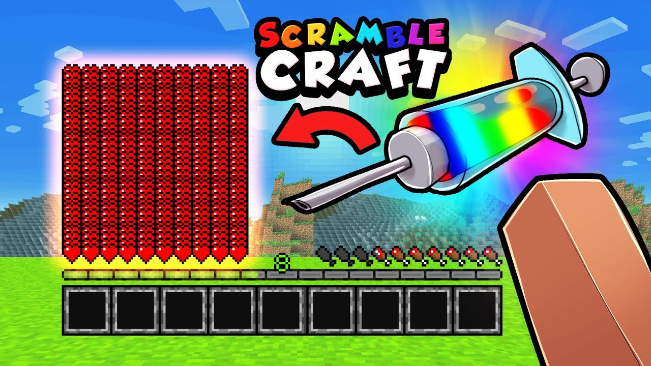 Super INJECTION = INFINITE HEALTH!? (Scramble Craft)