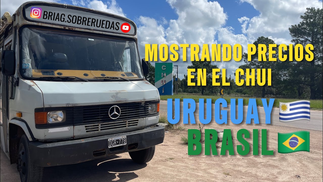 DE CAMINO AL CHUY EN NUESTRO #motorhome #bus #rodanteros #brasil #uruguay #familiaviajera #compras