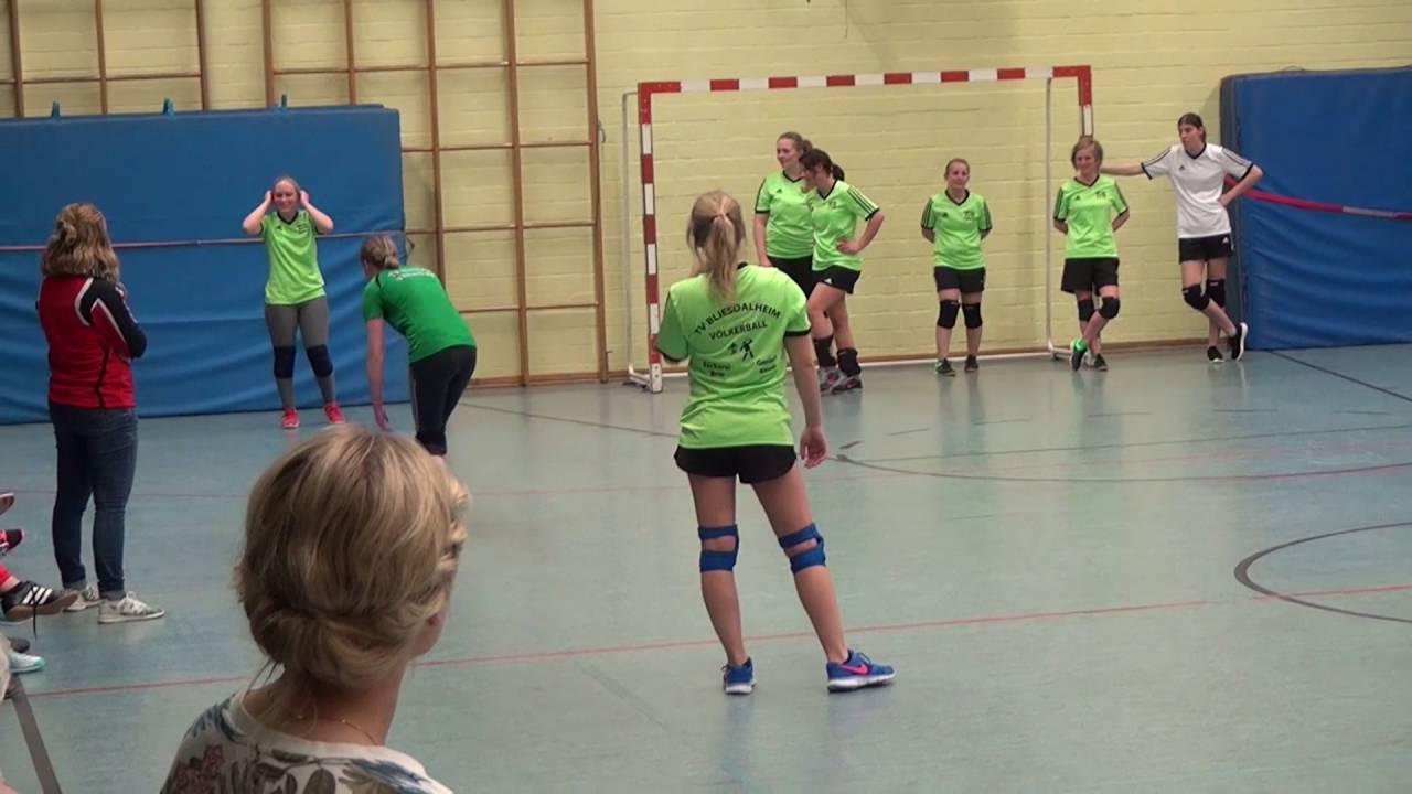 21. Spieltag Landesliga Völkerball 2015/2016 TV Bliesdalheim - TV Humes I Satz 2 von 3