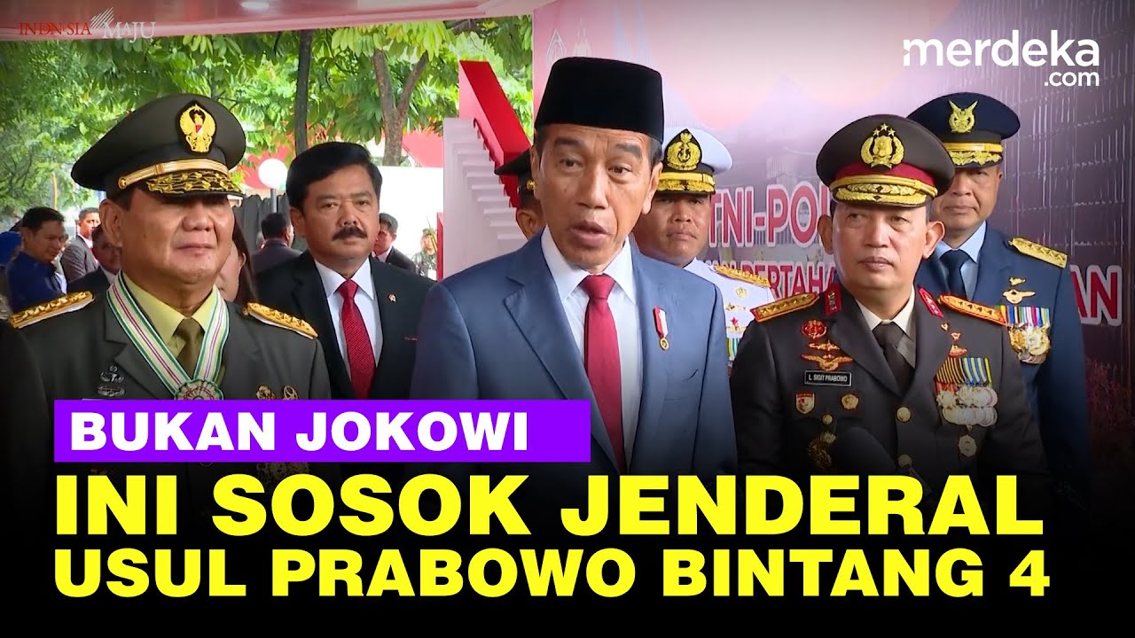 [FULL] Blak-blakan Jokowi Ungkap Sosok Jenderal Usulkan Prabowo Jadi Bintang Empat