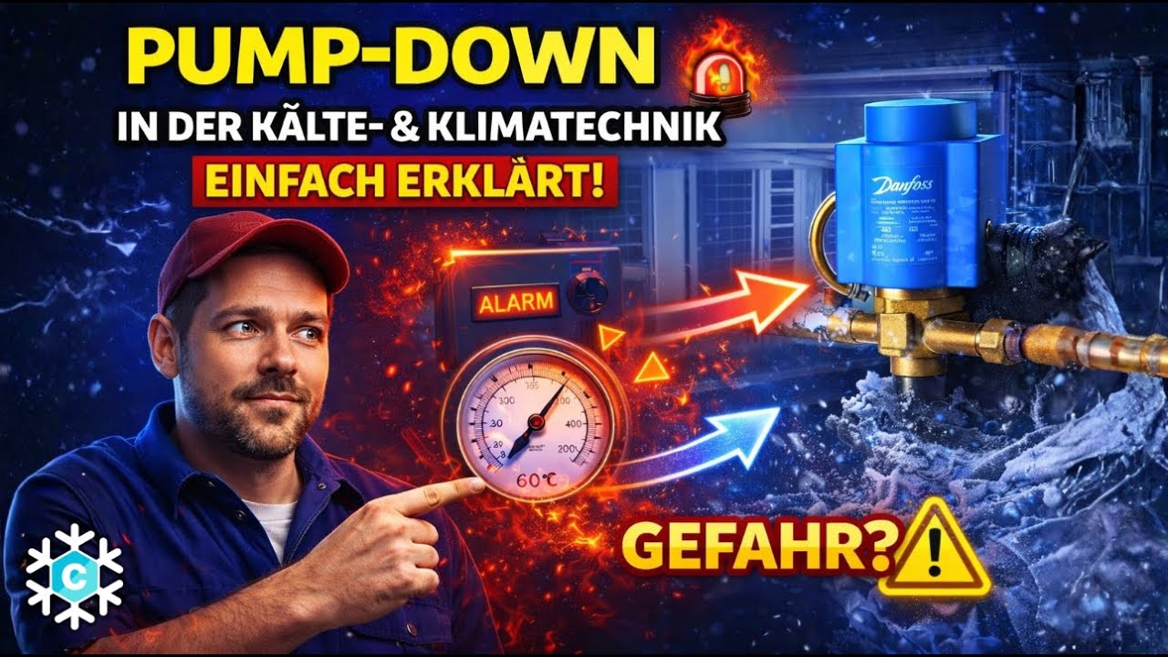 Pump-Down Funktion einfach erklärt 🔧❄️ | Kältetechnik verstehen mit Coolitfy