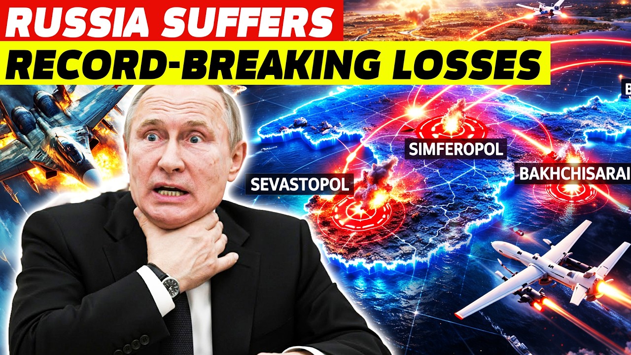 CRIMEA UNDER FIRE! Ukraine&rsquo;s Drones OBLITERATE Russian Aviation &mdash; Massive Losses Mount!