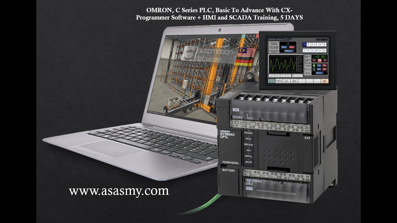 Omron C Series PLC + HMI & SCADA Training, Day 3  (LIVE Demonstration)