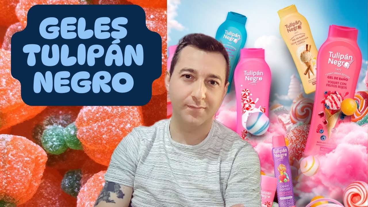 AROMAZOS! GELES DE BAÑO TULIPAN NEGRO!!!