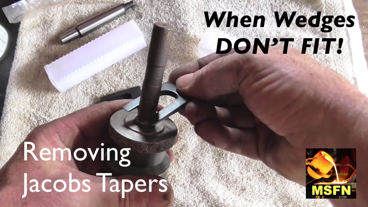 How To Remove a Jacobs Taper (When Wedges Don't Fit!!) - MSFN