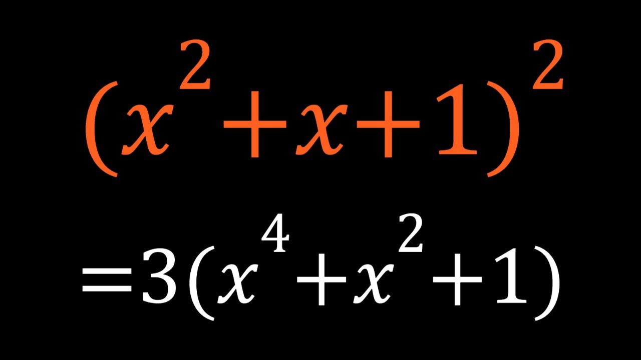 A Nice Quartic Polynomial Equation | Three Methods