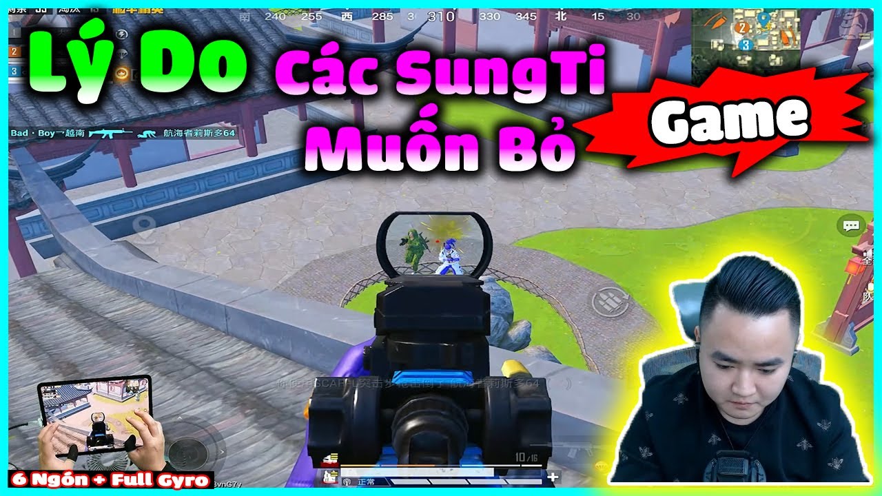 Bắn Như 1 Cái Máy Khiến SungTi Muốn Bỏ Game | PUBG Mobile | 6 ngón + Gyro Scope