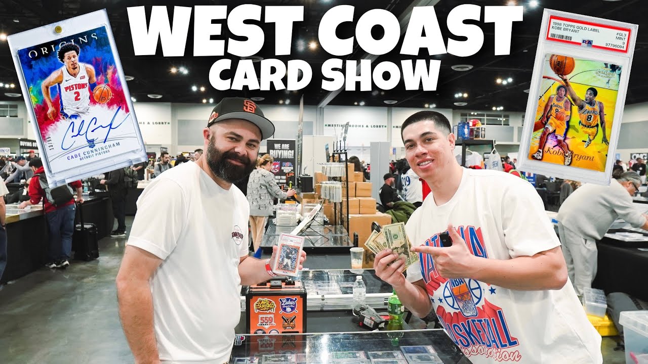 BUYING CRAZY DEALS AT THE WEST COAST CARD SHOW!