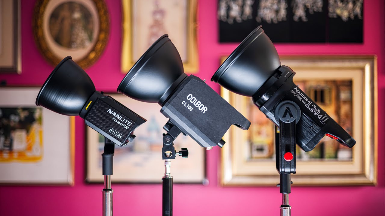 Aputure 120d II vs. Nanlite 60B vs. Colbor CL100 | Softbox e Luci a LED per i VIDEO