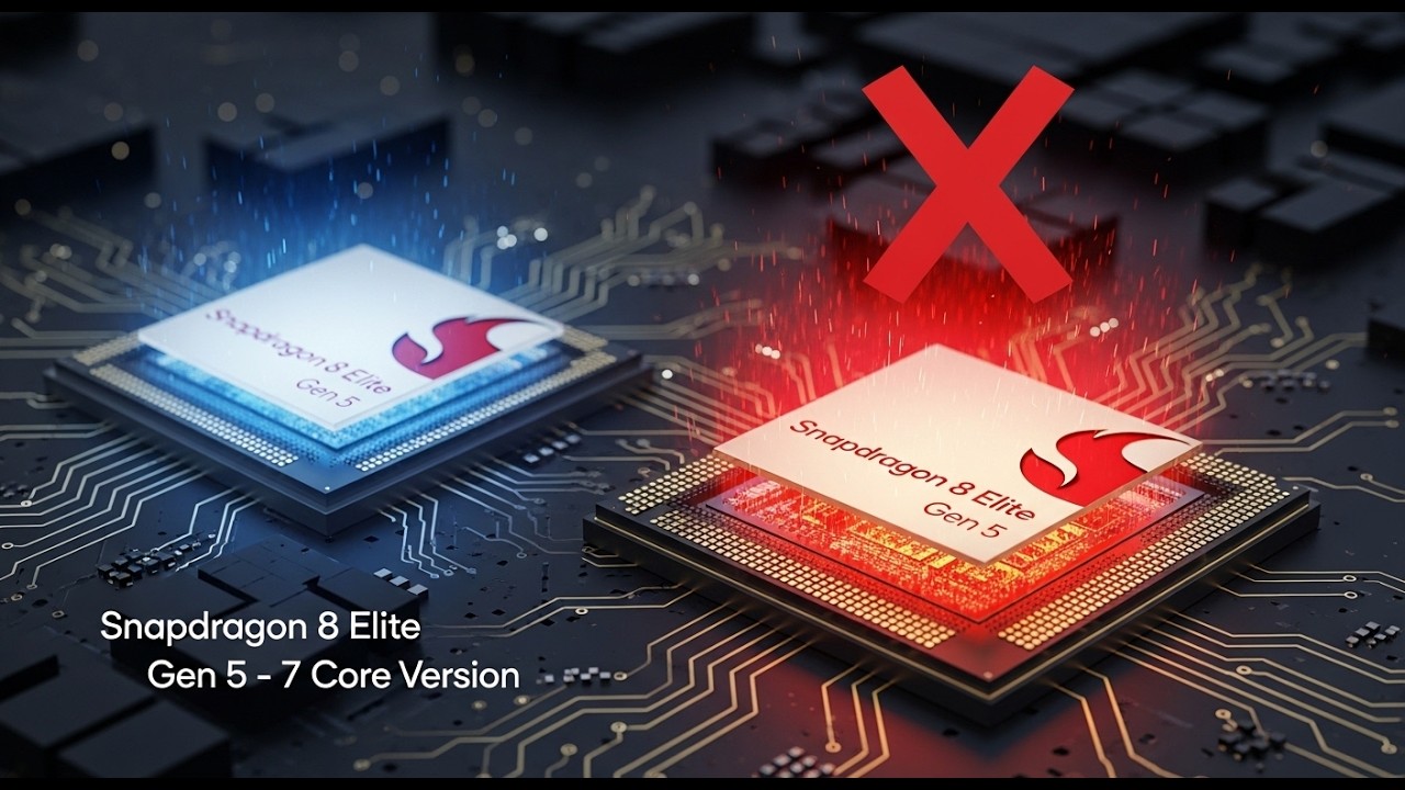 Snapdragon 8 Elite Gen 5 Overheating Fix? New 7-Core Version Coming