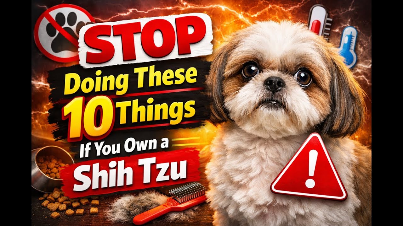 STOP Doing These 10 Things If You Own a Shih Tzu