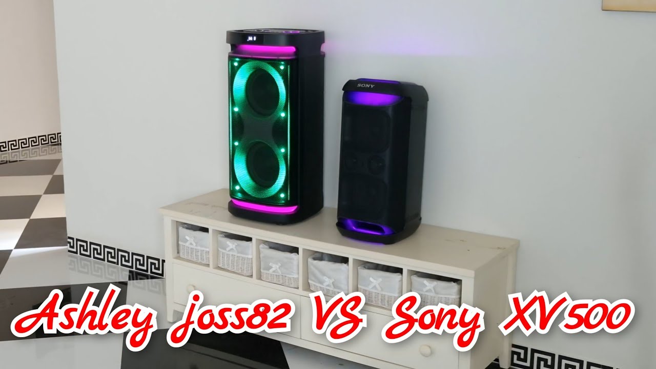 Sony SRS-XV500 VS Ashley Joss82 #bass #party  #ashley #sony