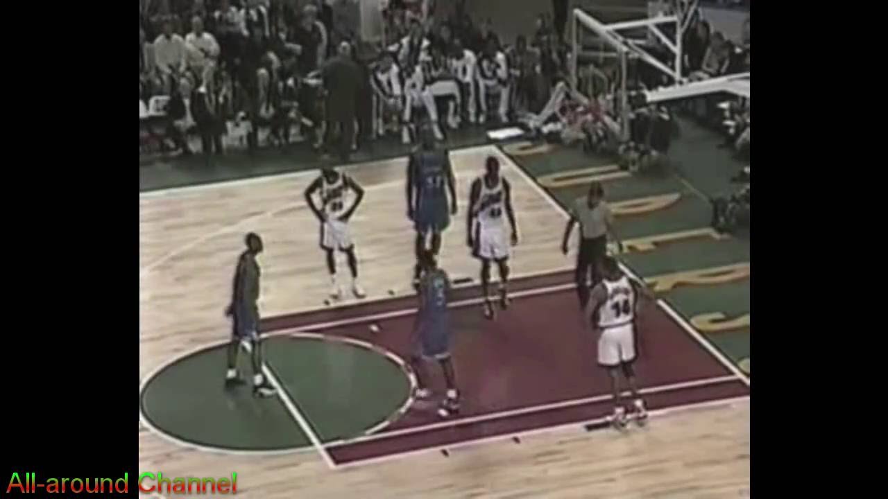 Gary Payton(23pts) vs Anfernee Hardaway(22pts) 1995-96