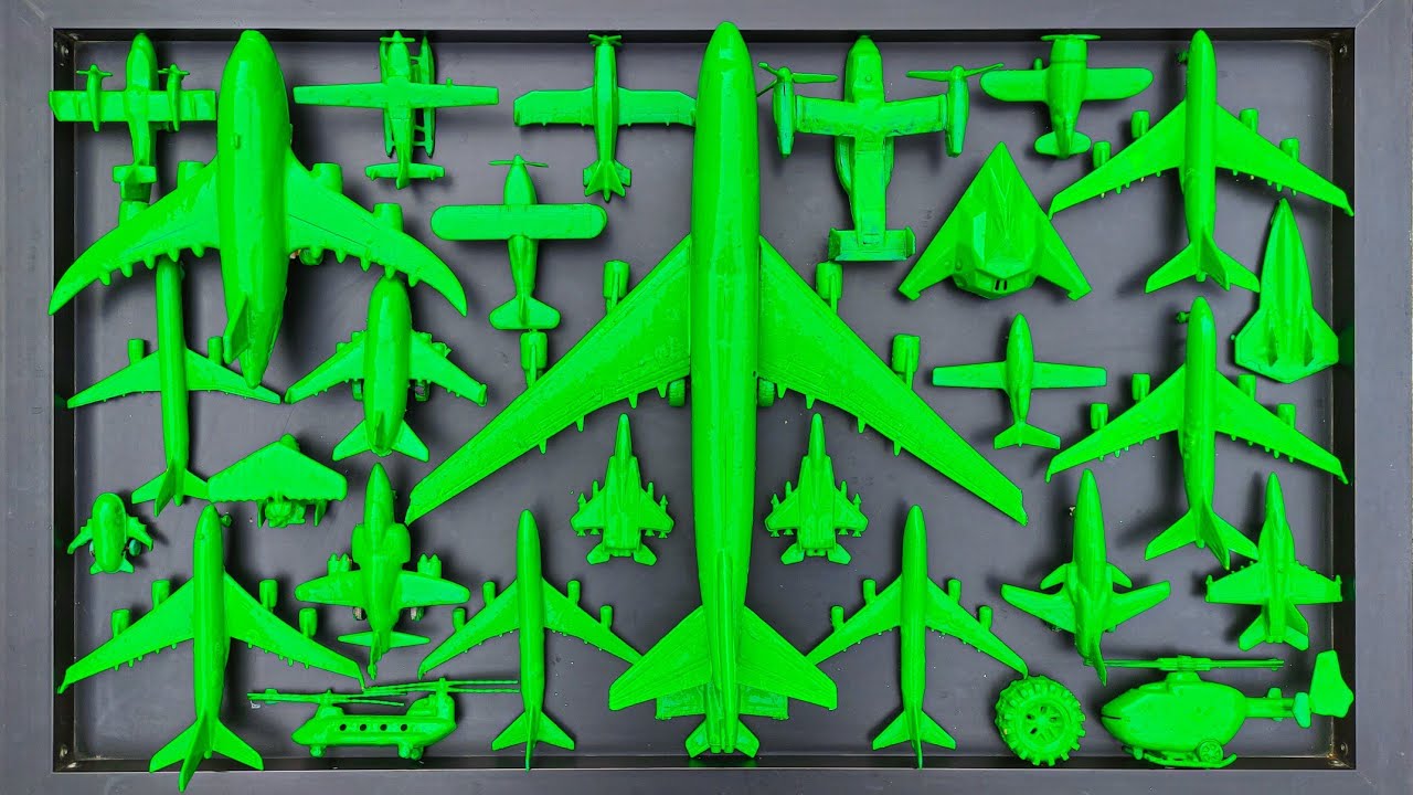 Membersihkan Pesawat⁉️Pesawat Garuda, B1-Bomber, Helicopter Apache,RC Plane Shukoi SU27, F6F Hellc4t