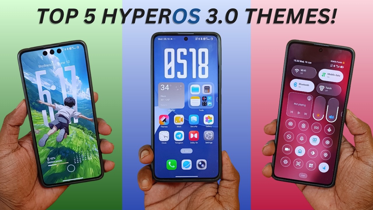 Top 5 Must Have HyperOS 3 Themes (Redmi & Poco) | June 2026