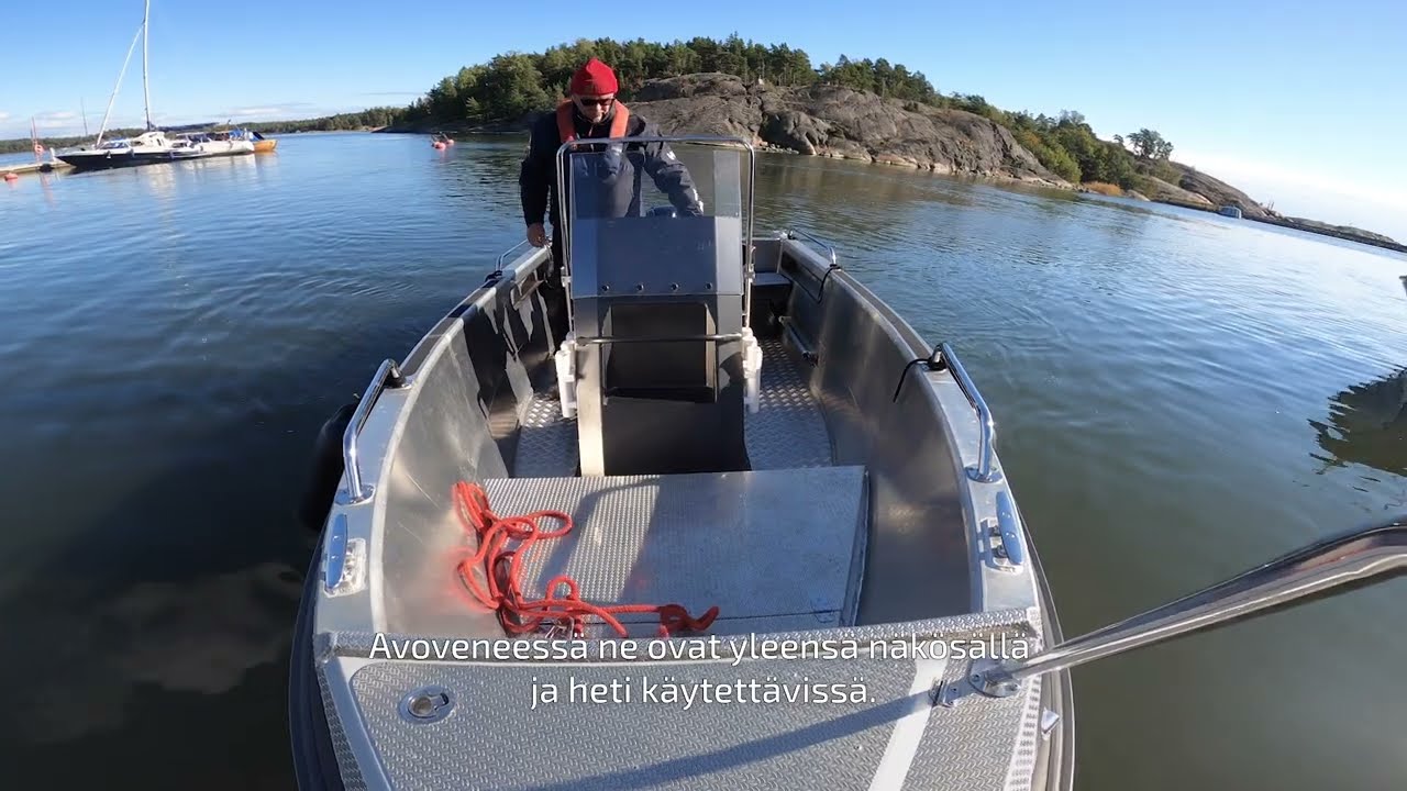 Aisakiinnitys avoveneellä
