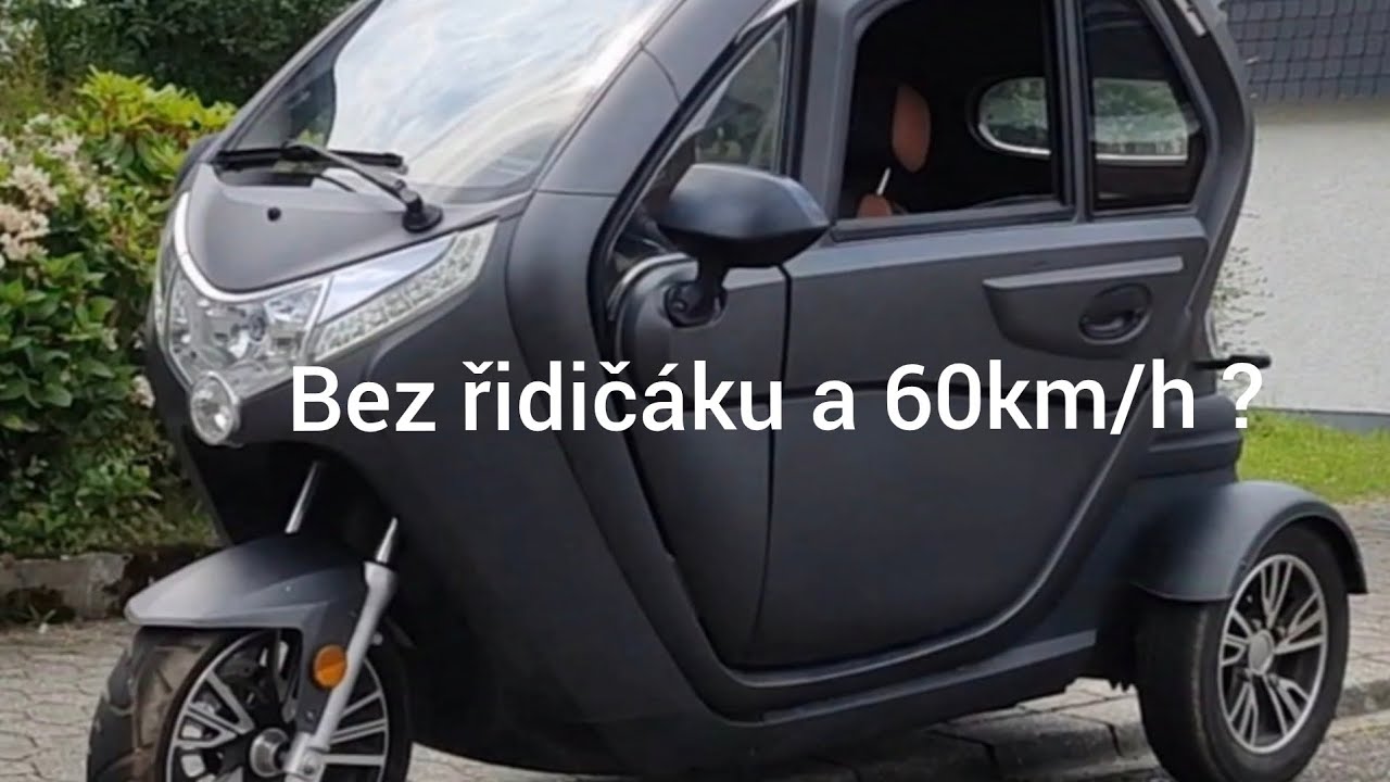 Elektrická tříkolka bez řidičáku Elblesk