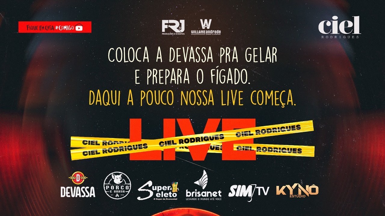Live Ciel Rodrigues #EmCasa