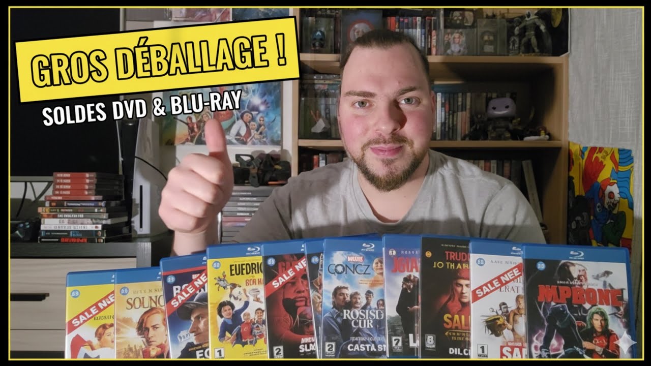 SOLDE DEBUT 2026 // PAS GRAND CHOSE, QUELQUES DVD ET BLU-RAY // #achats #dvd #bluray 