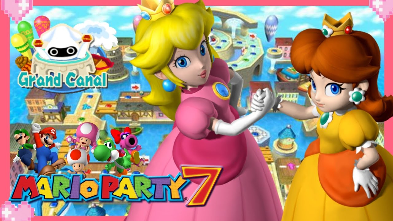 💗 Mario Party 7 (Grand Canal) Peach Gameplay 🌸