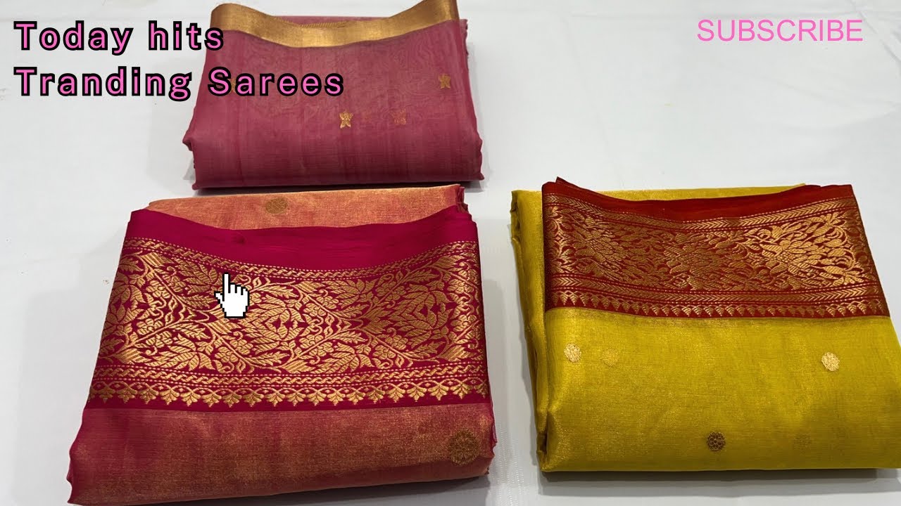 “Chanderi Sarees with Silk Mark 💯 | Trending Handloom Collection”
