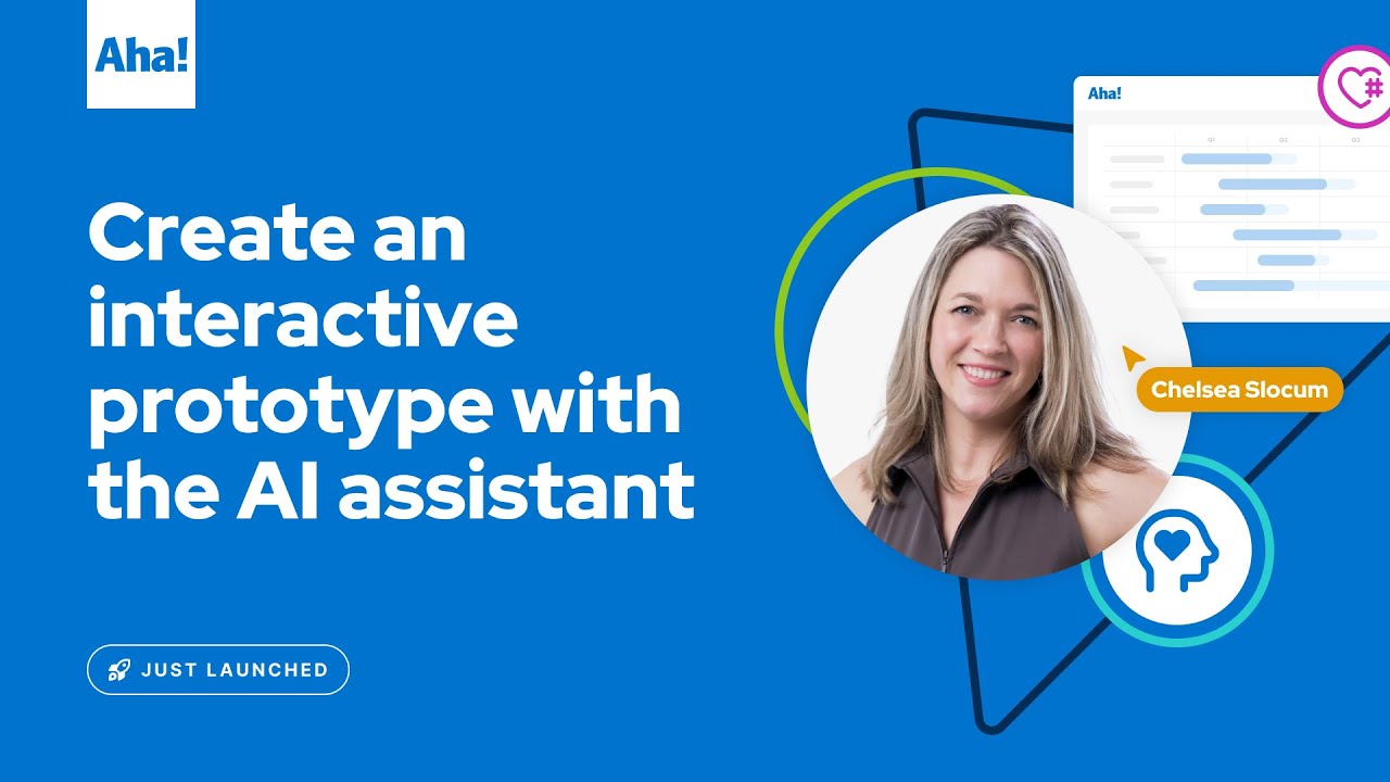 Aha! launch | Create an interactive prototype with the AI assistant