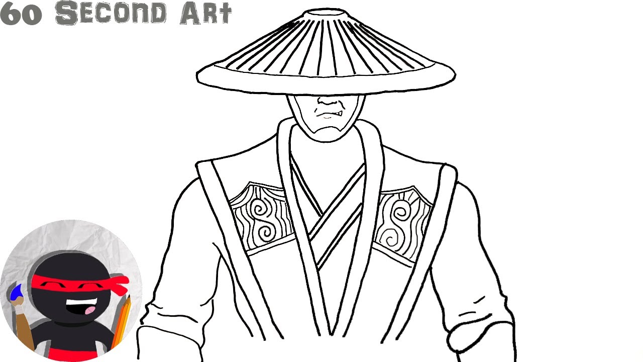 How To Draw Raiden #2 | Mortal Kombat