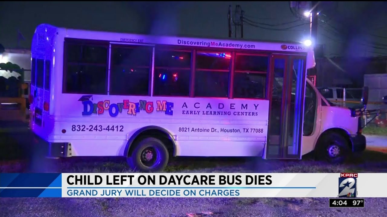 Child left on daycare bus dies