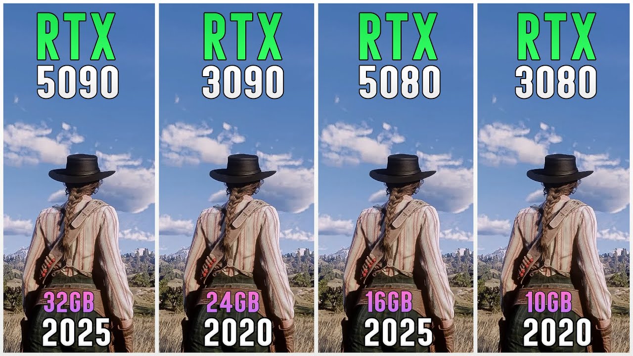 RTX 5090 vs RTX 3090 vs RTX 5080 vs RTX 3080 &ndash; 1080p, 1440p & 4K Benchmarks