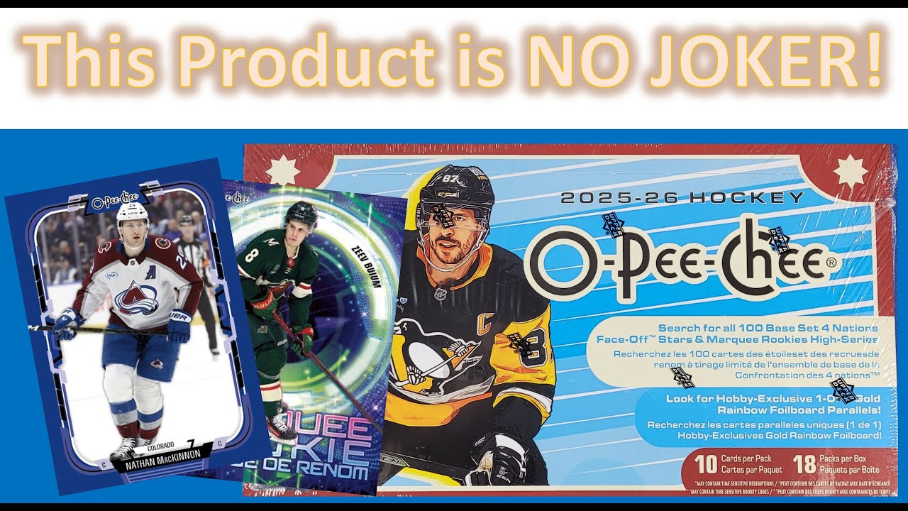 Ух ты, этот продукт — просто бомба! 2025-26 Upper Deck O Pee Chee Hockey