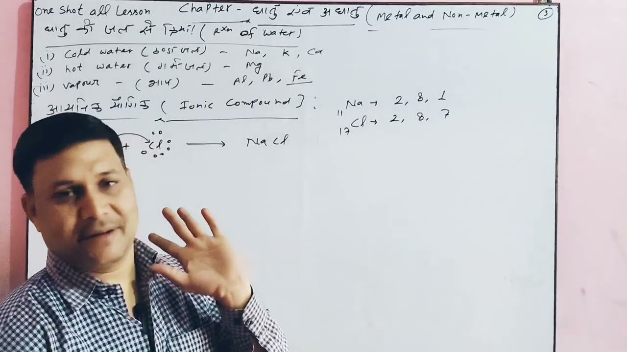 Chemistry class 10th topic - One shot of Chapter-3