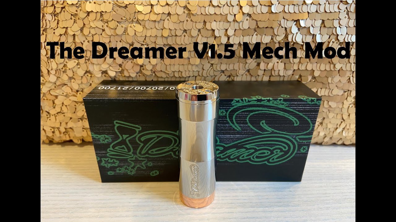 TimesVape / Tanacious TX Vapes, Dreamer V1.5 Mech Mod | Vaping it for the 1st time in this review!!