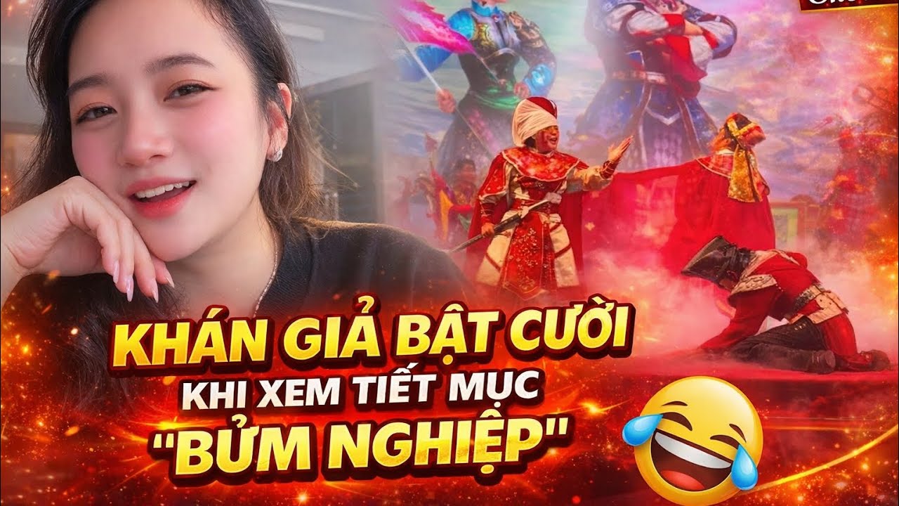 Khán giả cười nghiêng ngả trước tiếc mục của Bủm nghiệp 