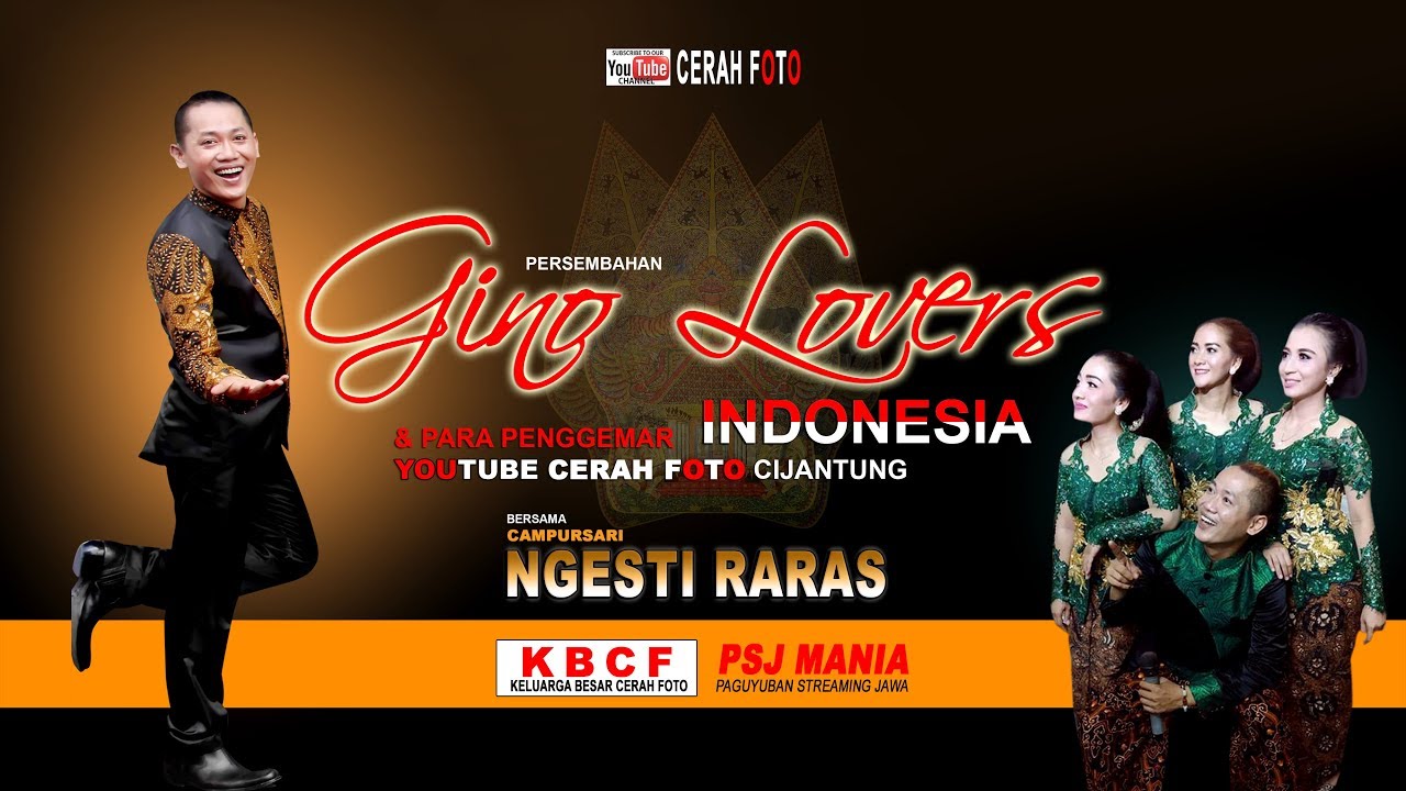 FULL Sragenan PERSEMBAHAN Gino Wibowo untuk Gino Lovers & Penggemar YOUTUBE CERAH FOTO Cijantung