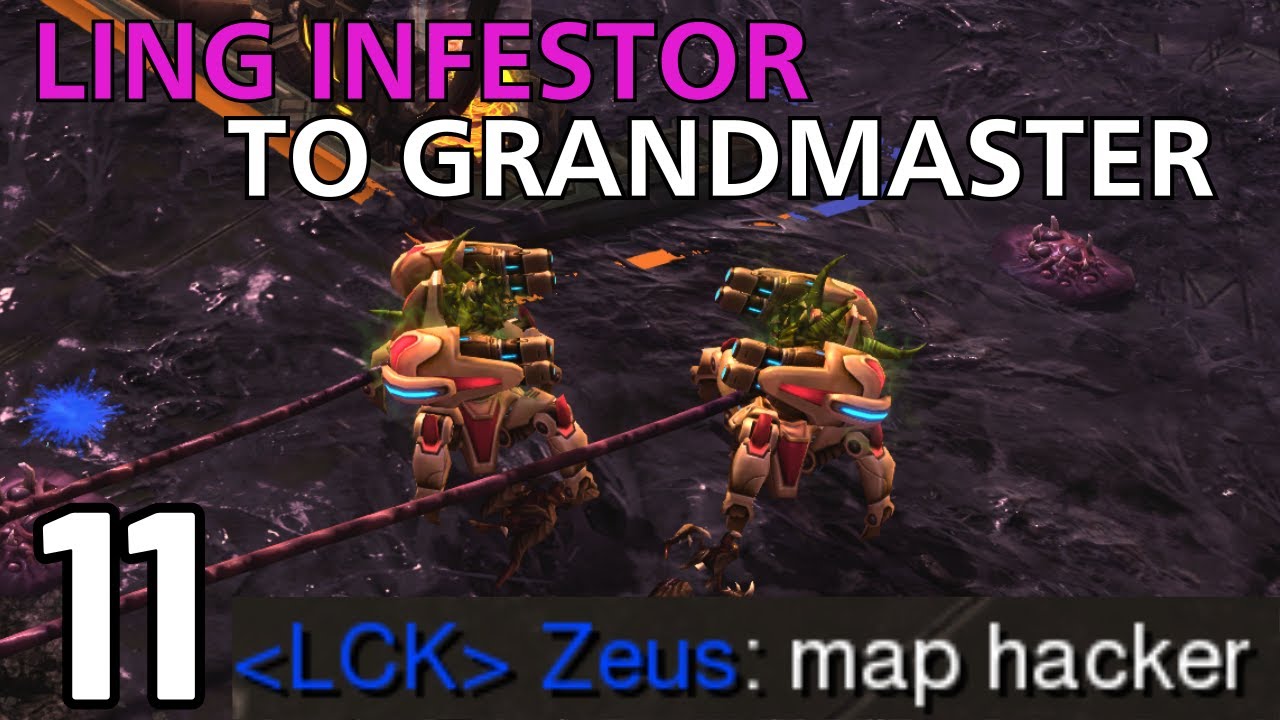 Protoss Gets Salty Against My Hilarious Defense (Ling Infestor to GM #11)