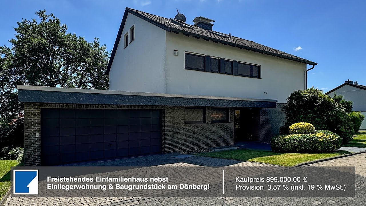 Einfamilienhaus nebst Einliegerwohnung und Baugrundstück am Dönberg | Thomas Kramer IMMOBILIEN