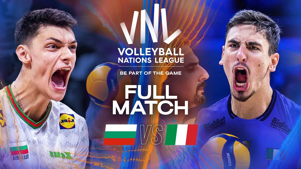 Bulgaria 🇧🇬 vs. Italy 🇮🇹 | VNL 2025 - Full Match | Week 1