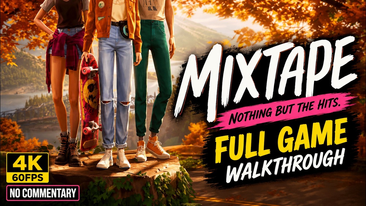Mixtape Full Game Walkthrough Gameplay (4K 60FPS) No Commentary