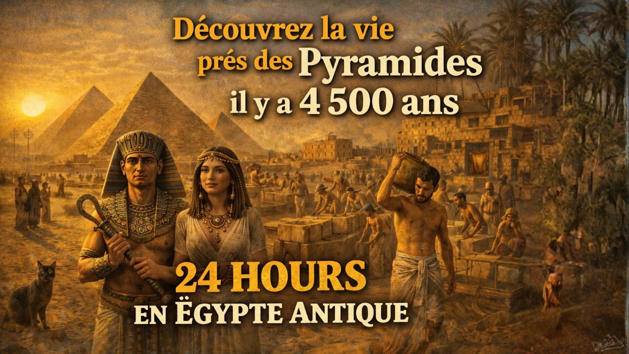 Découvrez la vie près des pyramides il y a 4 500 ans | 24 heures en Égypte antique