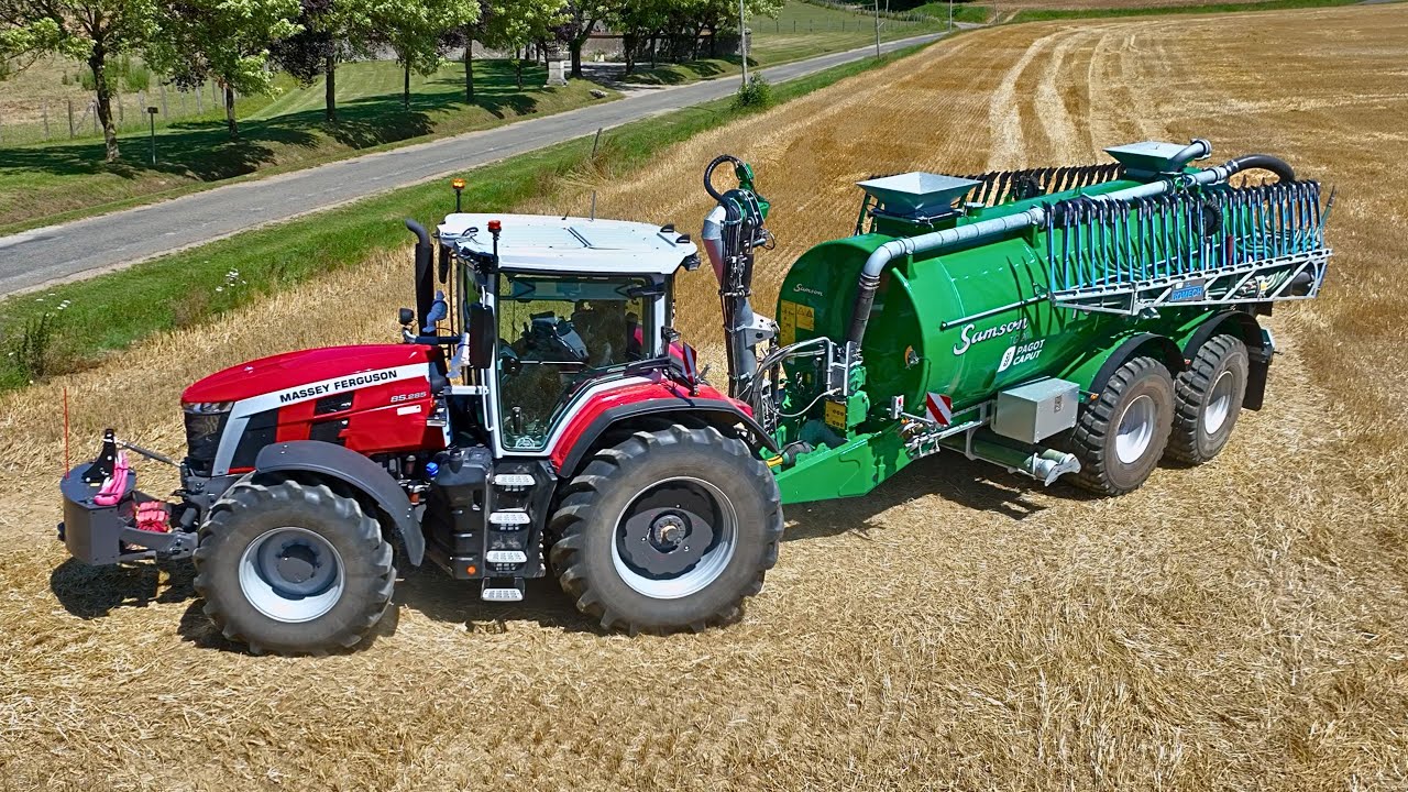 😎 Epandage 2025 : Massey Ferguson 8S & Samson TG 20 🤠💨