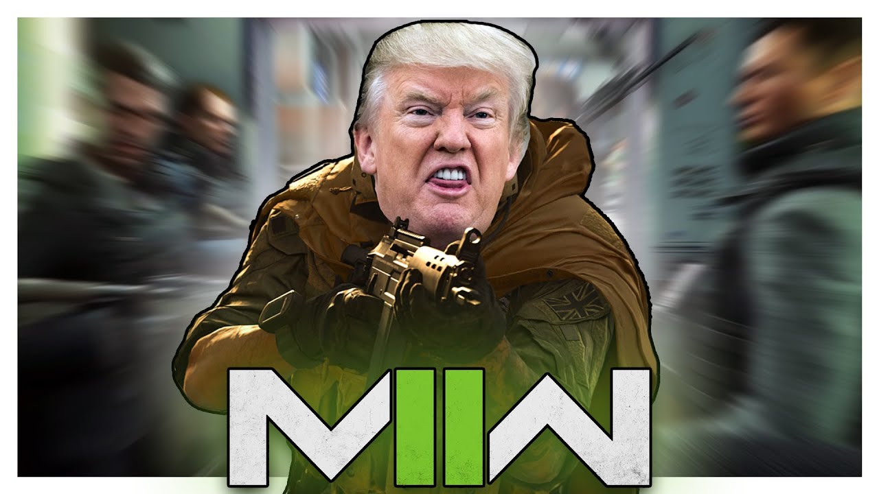 Трамп готовится к Call of Duty: Modern Warfare 2 (голосовой троллинг)!