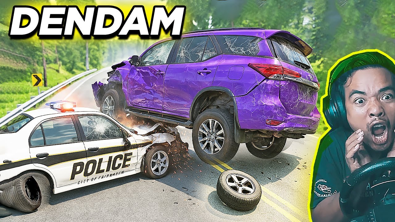 GUE NGAMUK & BANTAI SEMUA POLISI!!! 🤬🔥di BeamNG Drive!